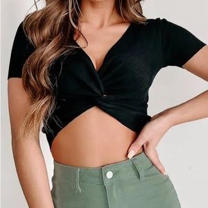 Sexy crop top, knit, nwt